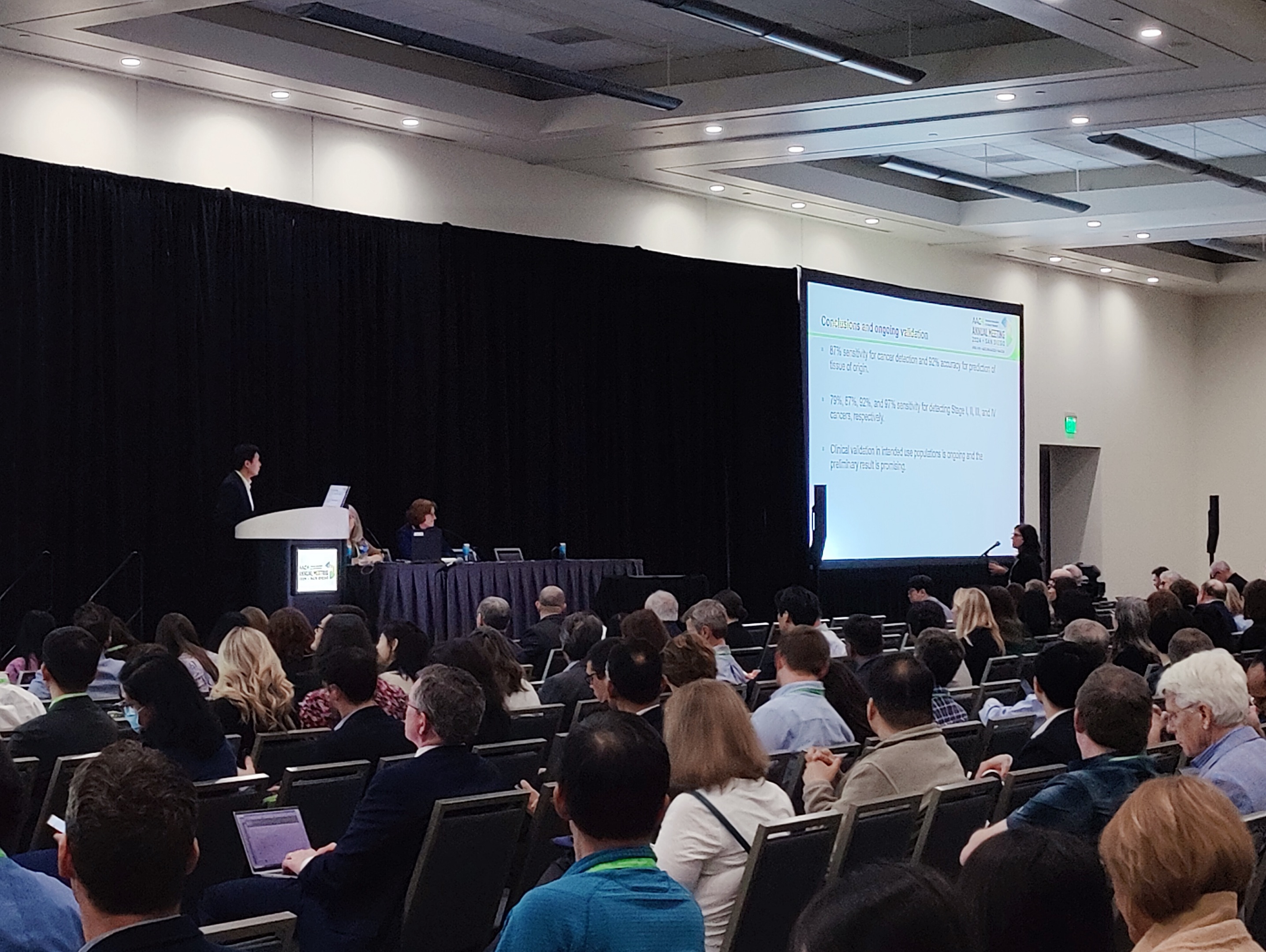 AACR多癌种早筛专题会场