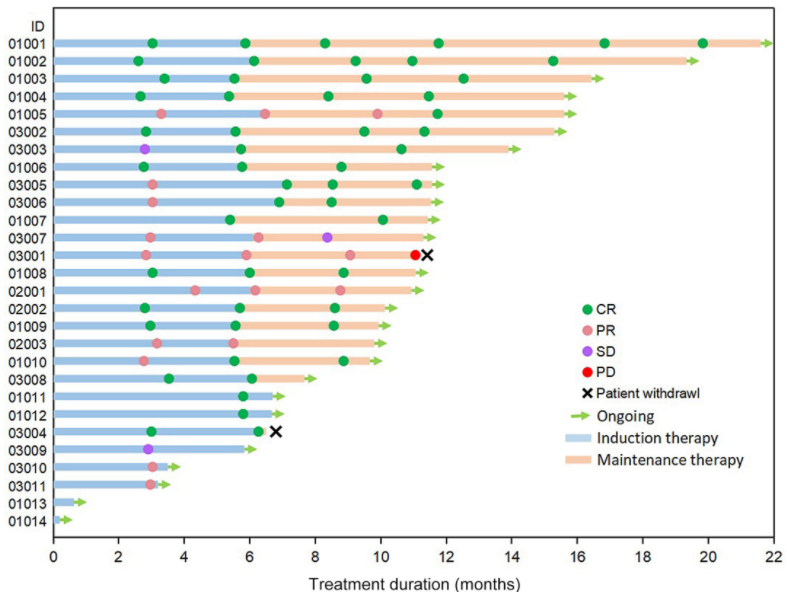 OLR方案一线治疗MCL患者的疗效