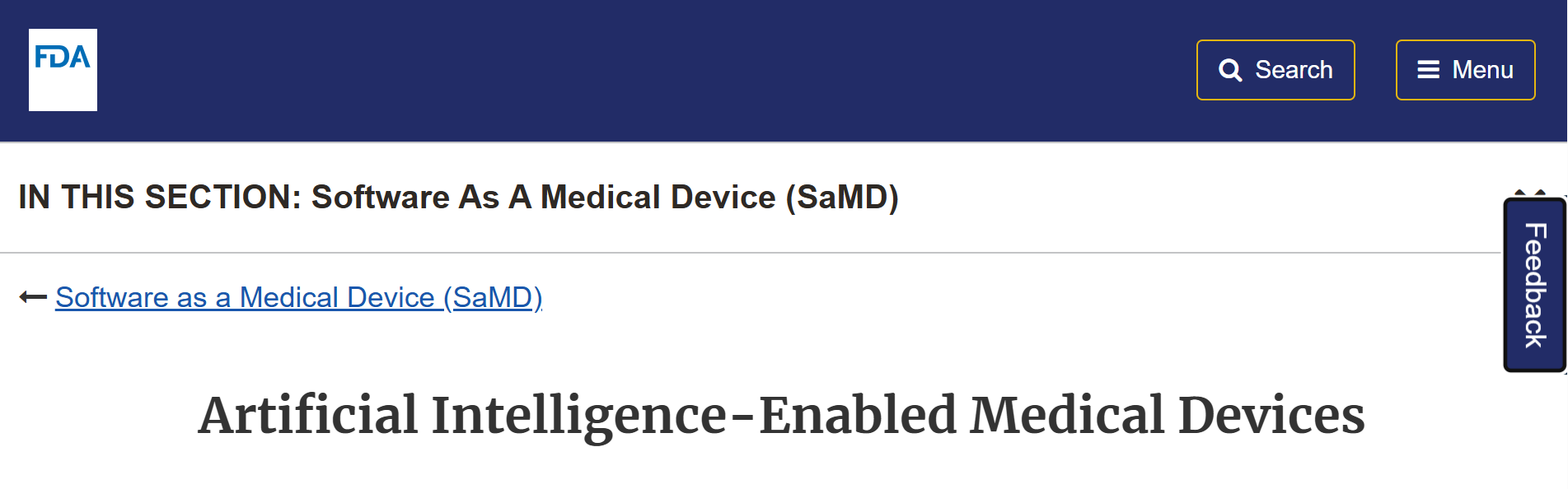 世和一号&reg;入选FDA人工智能医疗器械清单